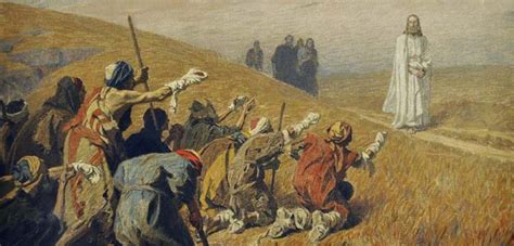 The Bible In Paintings 82 Jesus Heals Ten Lepers