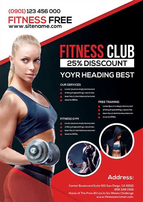 64 Fitness Flyer Templates Psd Word Ai Eps Vector Formats