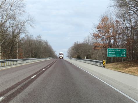 Illinois Interstate 57 Northbound Cross Country Roads