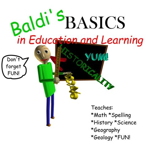 Baldis Basics In Education And Learning 2018 Box Cover Art Mobygames