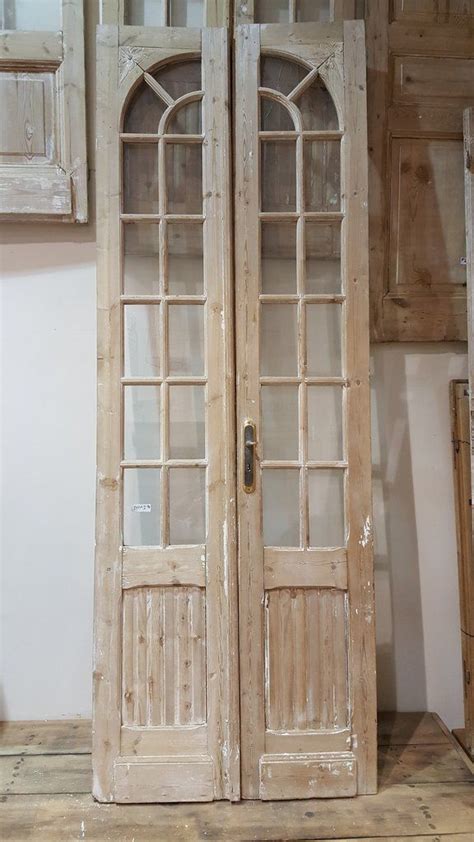 This will create a concise look that is not overwhelming. Pair of Pine French Doors | French doors interior, Old ...