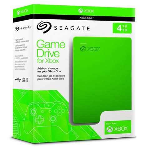 Green Game Drive 4tb For Xbox One Xbox One Gamestop