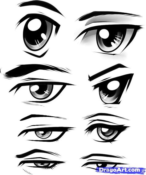 How to color anime eyes. Male Anime Eyes | Guy drawing, Anime eyes, Manga eyes