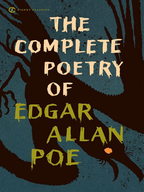 The Complete Poetry Of Edgar Allan Poe District Of Columbia Public