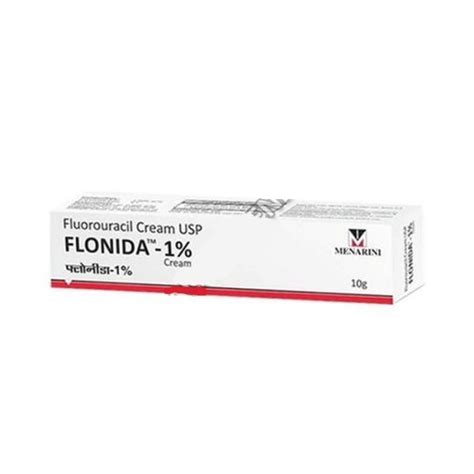 Fluorouracil Cream Flonida 1 At Rs 225piece Fluorouracil Ointment
