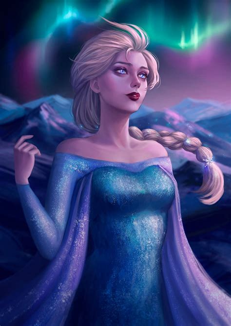 Elsa Fanart Anime