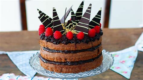 Glow in the dark birthday cake. Birthday chocolate cake recipe - BBC Food