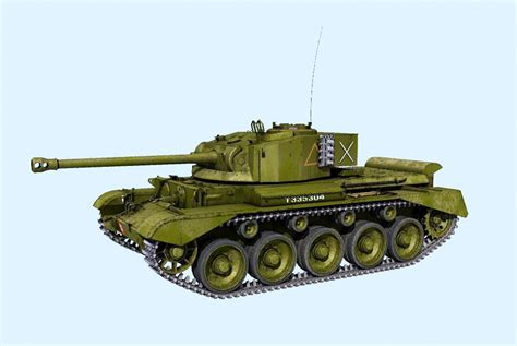 British Comet Tank 3d Model Tank 3d Model Armored Vehicles
