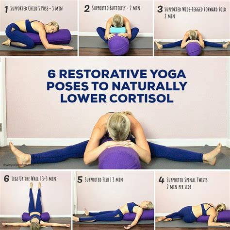 6 Easy Restorative Yoga Poses To Naturally Lower Cortisol Restorative