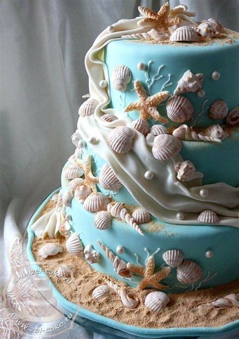 Pin By Audrey Mcgill On You Bake Ill Slice Beach Wedding Cake