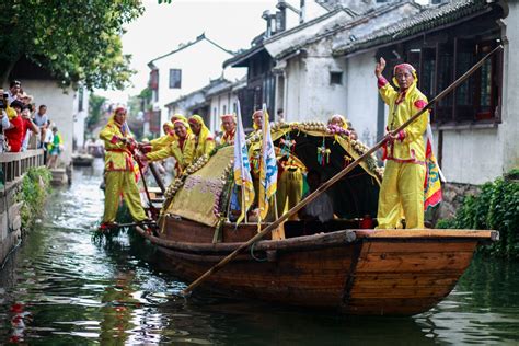 The chinese calendar is lunisolar, so the date of the festival varies from year to year on the gregorian calendar.in 2017, it occurred on 30 may; Zhouzhuang Brings Back to Life Ancient Traditions Through ...