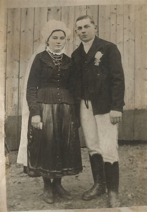 Hungarian Traditional Wedding Photo From Transylvania In 1920 Vintage