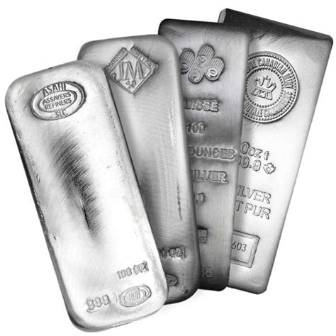 100 Oz Silver Bars Buy Silver Bars Us Money Reserve