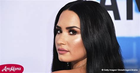 Demi Lovato Leaves Nothing To Imagination As She Poses In Black Low Cut