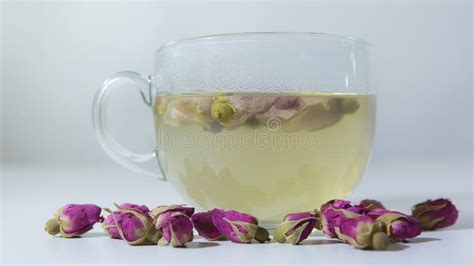 Tea Evadia Mei Gui Hua Bao Rose Buds Close Up Flower And Herbal Tea