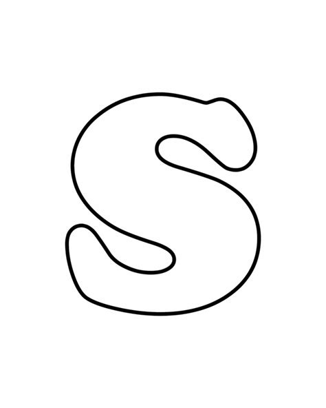 Letter S Free Printable Coloring Pages Printable Letters Free