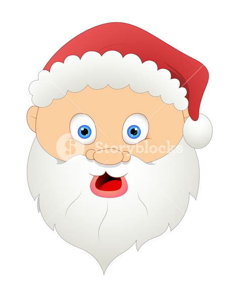 Surprised Santa Face Expression Royalty Free Stock Image Storyblocks