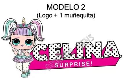 Lol Surprise Logo Personalizado Digital Imprimible Muñeca 211