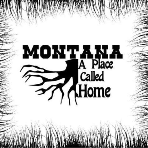 Montana Roots Decal For Cars Montana Native Decals Etsy