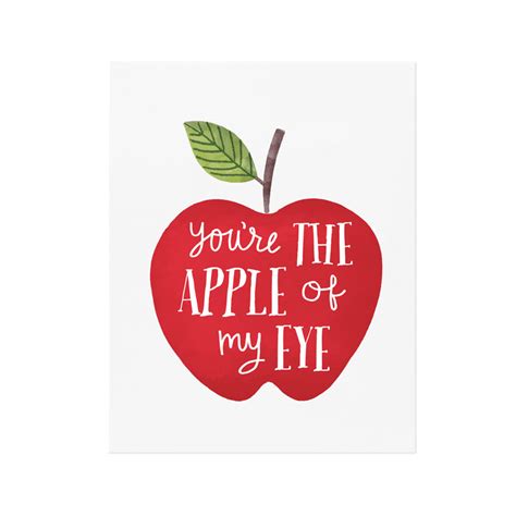 It gave us the most wonderful times of our life. You're the Apple of my Eye Fruit Art Nursery Art
