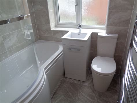 Read our complete guide on how to tile bathroom walls and more so you can transform your bath time. Bathroom Converted to New Style Bathroom with P Shaped Bath