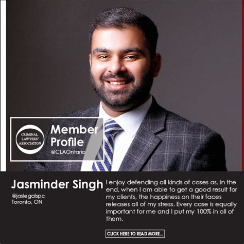 81 M Jasminder Singh New The Criminal Lawyers Association Cla