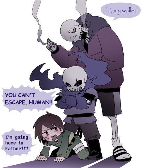 【swapfell】skelebros Block The Way Undertale 漫画 イラスト Undertale イラスト