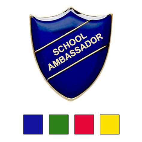 School Ambassador Shield School Badges