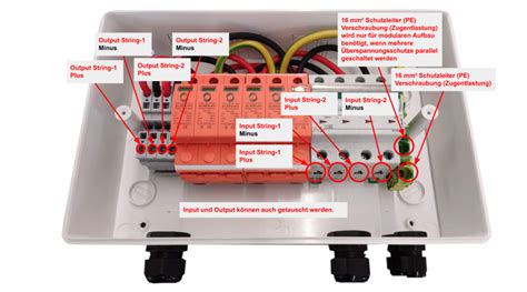 Pv Dc Überspannungsschutz Mit Trennschalter 2 Strings Solar Generator