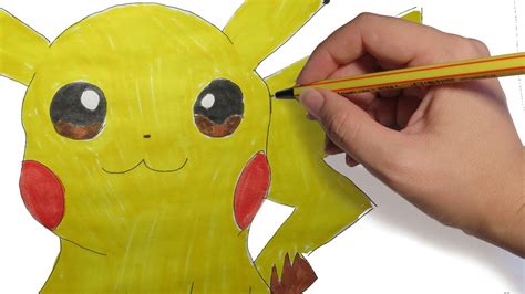 Como Dibujar A Pikachu Paso A Paso Facil Youtube