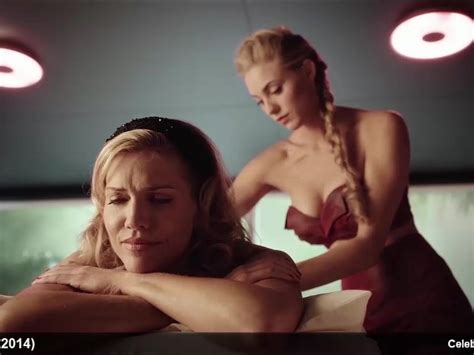 Celebrity Actress Tricia Helfer And Jessica Sipos Nude And