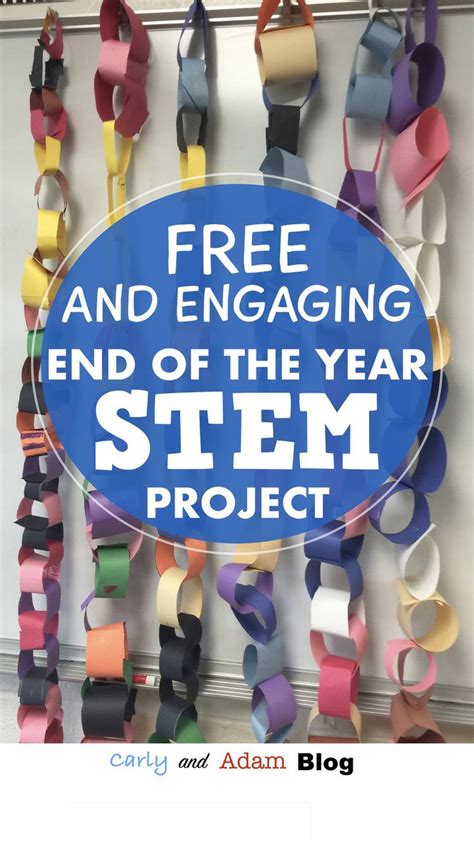 Free And Engaging End Of The Year Stem Project Elementary Stem
