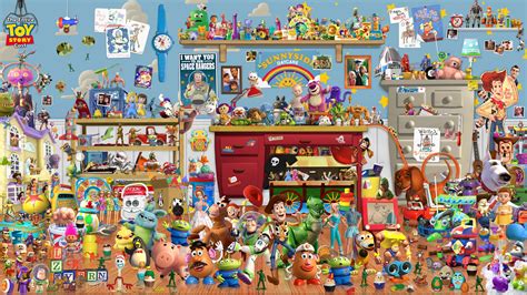 The Entire Toy Story Cast Wallpaper Toystory