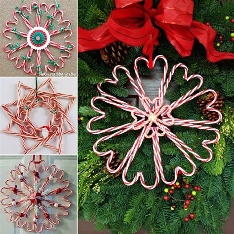 Diy And Crafts Wonderful Diy Christmas Candy Cane Wreath