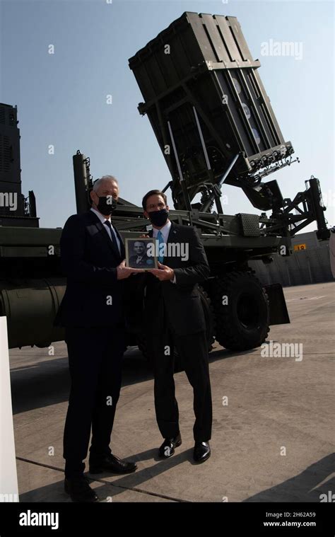 Reportage During A Tour Of The Iron Dome Display Defense Secretary Dr