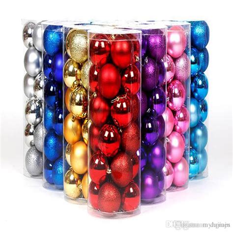 Wholesale Christmas Tree Colorful Christmas Balls Decorations Baubles