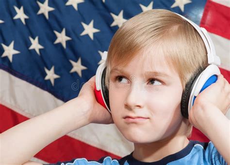 Learning Language American English Boy Stock Photo Image Of