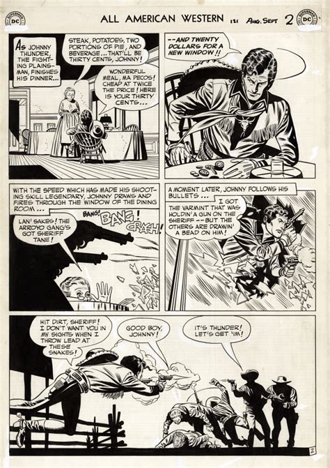 Alex Toth Out West Greg Goldstein S Comic Art Gallery
