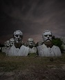 20ft Tall President Head Statues from the now abandoned Presidents Park ...