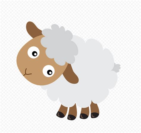 Cute Baby Sheep Cartoon Clipart Citypng