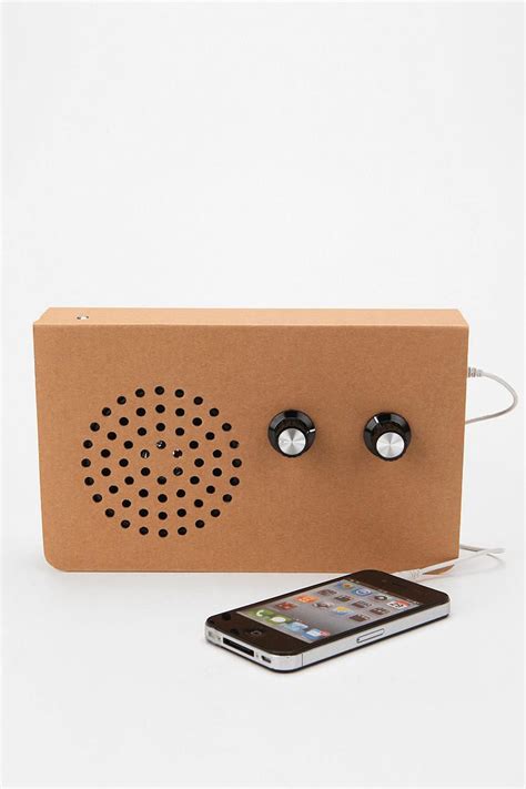 Cardboard Radio Art And Craft Design Cool Stuff Cardboard