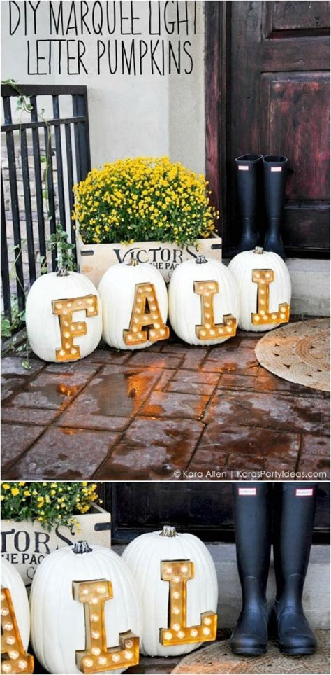 20 Diy Outdoor Fall Decorations Thatll Beautify Your Lawn
