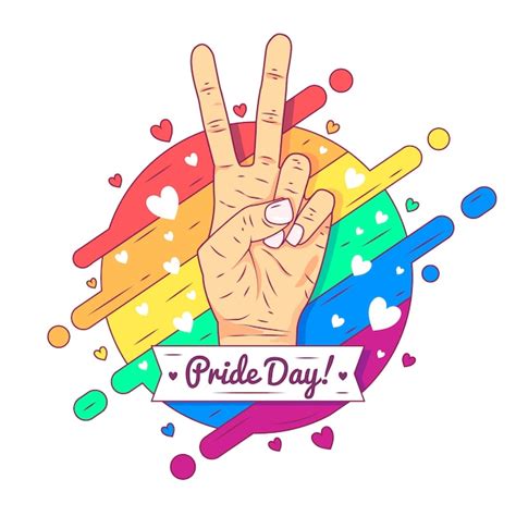 Concepto Del Día Del Orgullo Vector Gratis