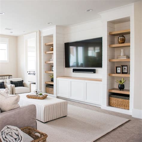 Living room wall shelves living room no fireplace tv wall with shelves tv in living room living room built in cabinets small living rooms wall tv kitchen heres a big showcase designs of amazing contemporary living room interior that are complemented with beautiful modern tv wall units and wall. Upper family room where everyone can relax. Notice the ...