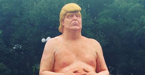 Donald Trumps Naked Statue Goes For More Than 18 Lakh At An Auction