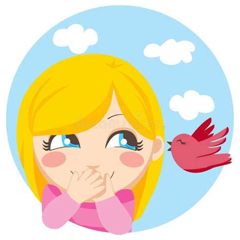 Little Bird Told Me Stock Vector Illustration Of Chat 20143582