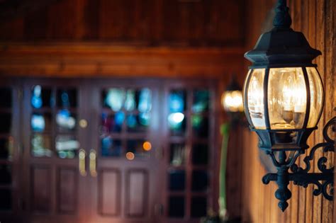 Gambar Cahaya Malam Jendela Restoran Bar Penerangan Lampu