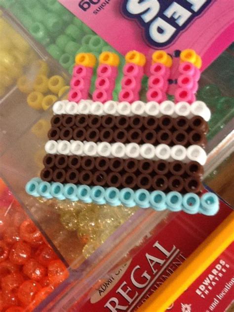 Birthday Cake Perler Beads Perler Beads Not Only Can Be Used In Many