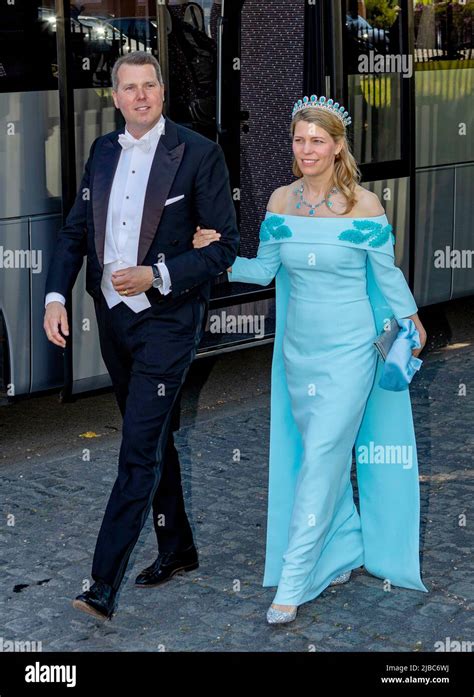 Prince Hubertus And Princess Kelly Von Sachsen Coburg Und Gotha Arrive