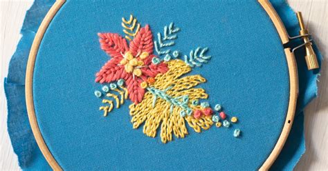 Published on 15 april 2020. Embroidery Tutorial: How to Embroider Simple Flowers ...